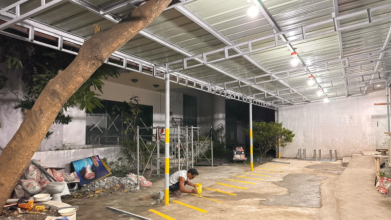 Construction of Motorcycle Parking at Department of Science & Technology (DOST)