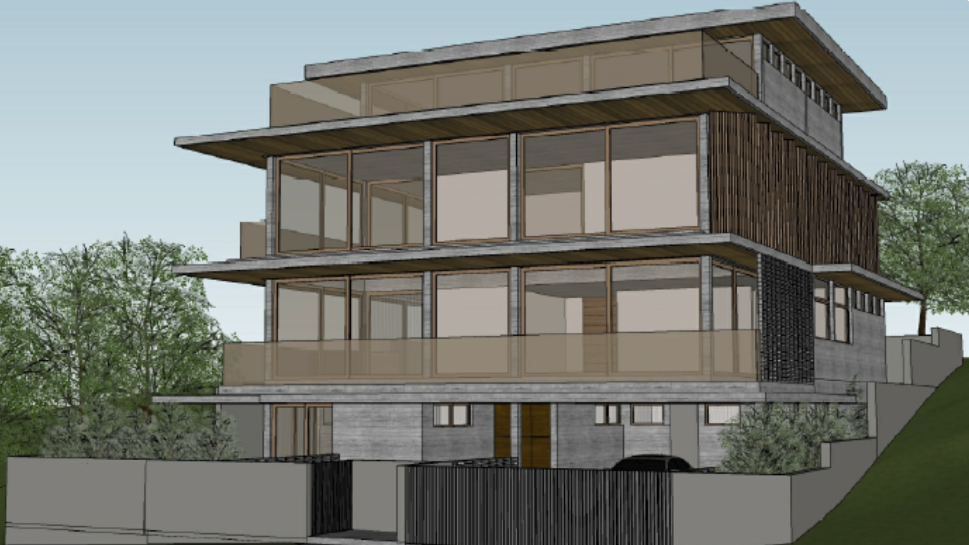 Proposed Four-Storey Residence