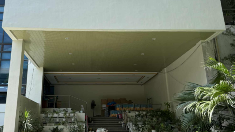 Repair Works at the Exterior Canopy of Science Education Institute - Department of Science & Technology (DOST)