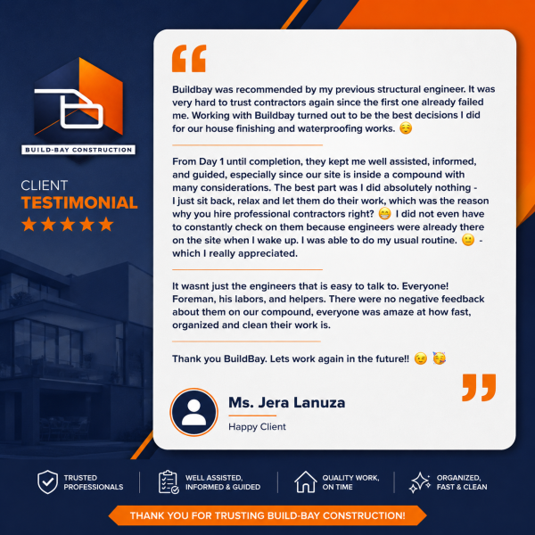 Ms. Jera Lanuza Feedback
